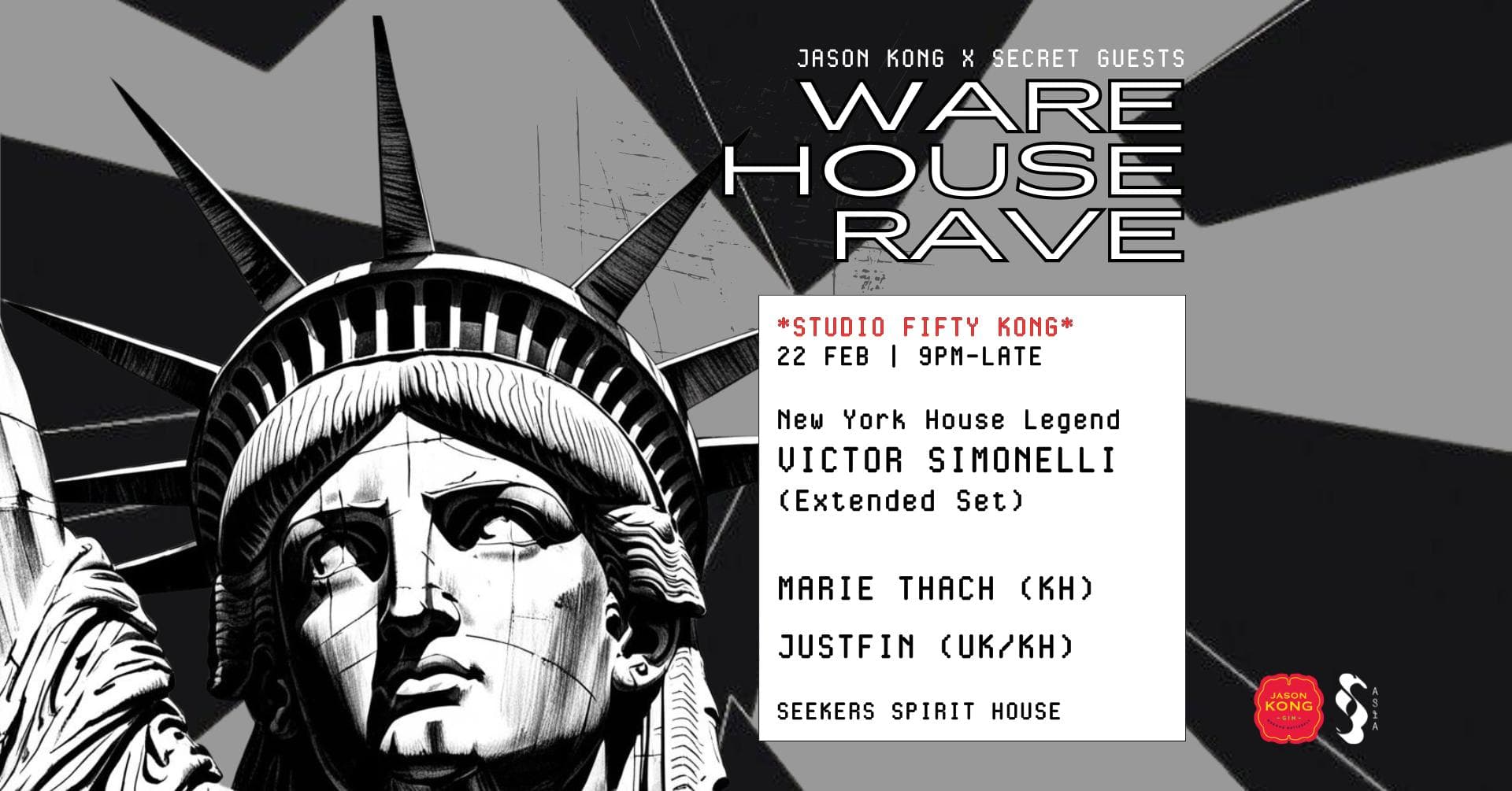 WAREHOUSE RAVE: Studio Fifty Kong